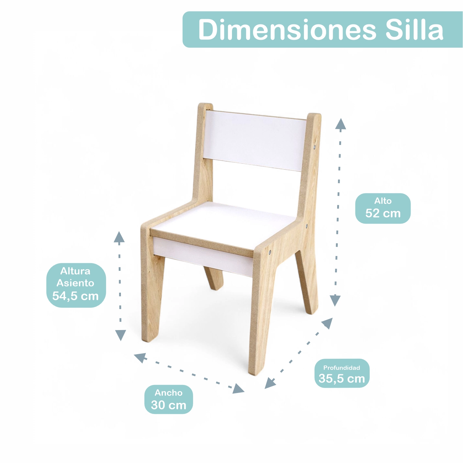Juego de Mesa y Sillas Infantil - Imagen 7