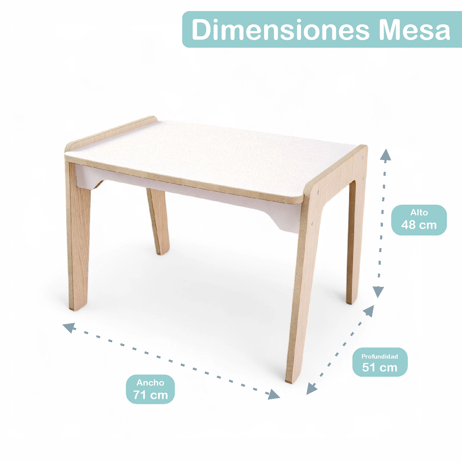 Juego de Mesa y Sillas Infantil - Imagen 7
